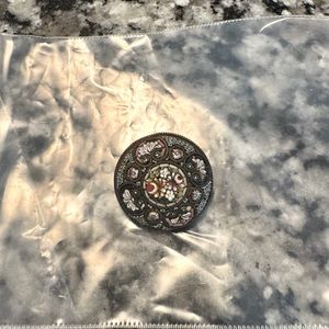 Antique mosaic Brooch Italy